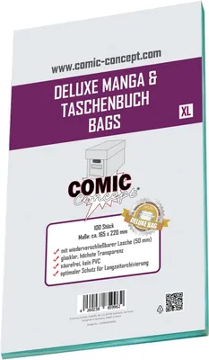 Produktbild von Comic Concept Deluxe Manga/Taschen BagsXL (100ct.)