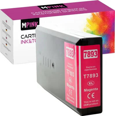 Produktbild von Druckerpatronen für Epson T7893 Magenta WF-5110DW 5190DW 5620DWF 5690DWF