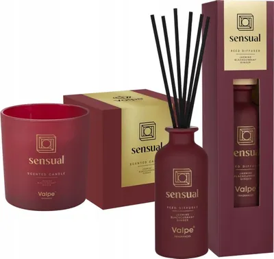 Produktbild von Świeca zapachowa Sensual B z dwoma knotami