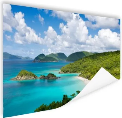 Produktbild von MuchoWow® Poster Karibische Inseln und Strände 120x80 cm - Bilder