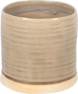Produktbild von Rasteli Blumentopf-Dekotopf Beige-Braun D 18 cm H 17 cm