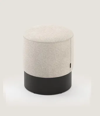 Produktbild von Designer Pouf Stilvoller Fußhocker Textilhocker Sitz Schlafzimmer Möbel