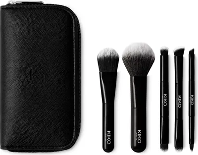 Produktbild von KIKO Milano PinselSet Reisepinsel professionell 5er Beauty MakeUp Artistik Essentials