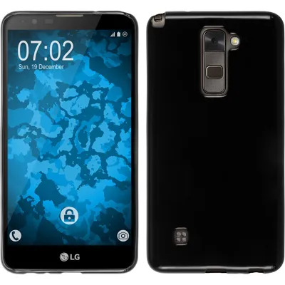 Produktbild von PhoneNatic Case kompatibel mit LG Stylus 2 - schwarz Silikon Hülle crystal-case + 2 Schutzfolien