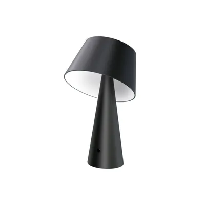 Produktbild von Lindby LED-Solartischlampe Lirinor schwarz Kunststoff 13 cm