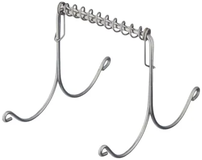 Rouladenklemmen, 4 Stück, Edelstahl, silber