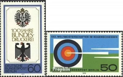 Produktbild von Briefmarken Berlin (West) 1979 Mi 598,599 (kompl.Ausgaben) postfrisch Bundesdruckerei