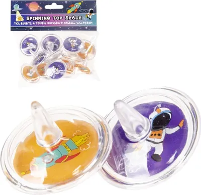 Produktbild von Kreisel mit Weltraum-Motiven "12er Pack" - ca. 3,5 cm