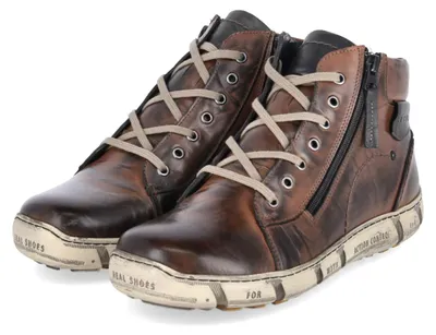 Productafbeelding van Krisbut heren winterlaarzen, bruin, glad leer, maat 40