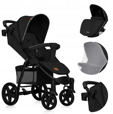 Produktbild von Lionelo Annet 22 kg Sportsitz, Moskitonetz, Eva-Räder, Rückenlehnenverstellung