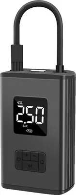 Obrázok produktu pre Digitálna hustilka pneumatík, rýchle hustenie, prenosná powerbanka, SOS alarmová lampa