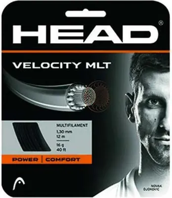 Immagine prodotto di Racchetta Head Velocity Mlt 12 M Corda da tennis singola Trasparente 1,35 mm Trasparente 1,35 mm
