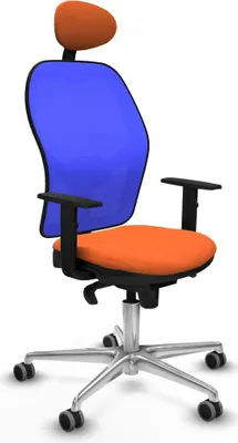Produktbild von Bürostuhl mit Kopfstütze Jorquera Piqueras y Crespo 1D086G1 Orange