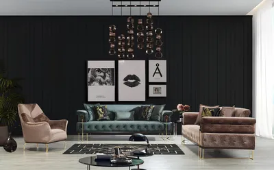 Produktbild von Sofagarnitur Sofa Luxus Garnitur Sofas Sessel 3+3+1Sitzer Stoff Modernes