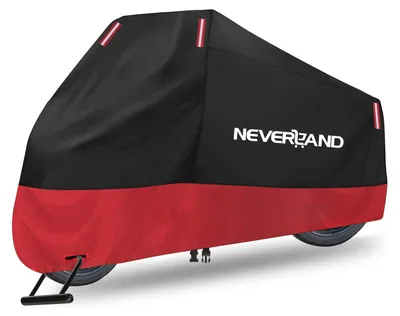 Image de Bâche de protection pour moto, imperméable et résistante au vent, dimensions : 220 x 95 x 110 cm