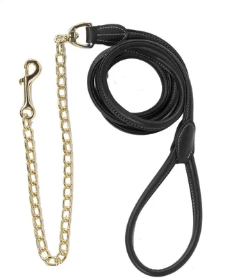Obrázek produktu pro Kentucky Horsewear Kožený řetěz Kožené vodítko černé