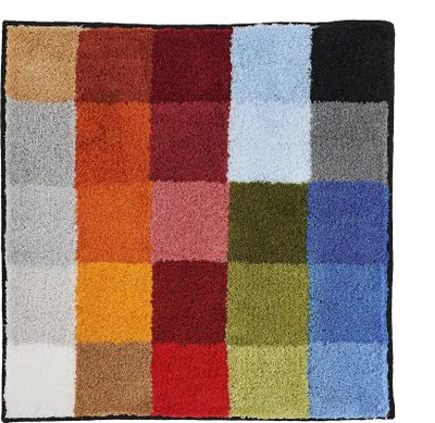 Produktbild von Kleine Wolke Badteppich CUBETTO Multicolor 60 x 60 cm