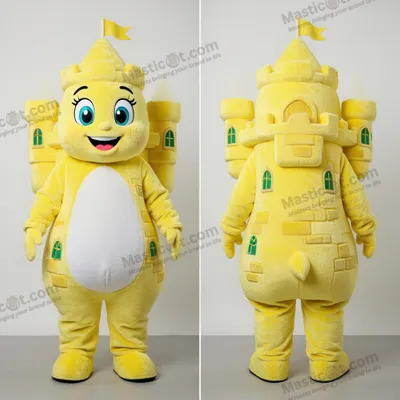 Immagine prodotto di Mascotte MASTICOT Gonfiabile Castello Irlandese Giallo Limone