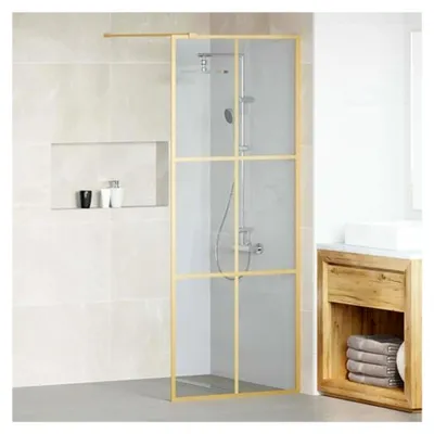 Produktbild von Glas-Duschwand 80x195cm, Einscheibensicherheitsglas, Badezimmer Dekor