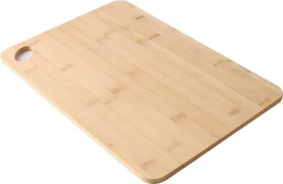 Produktbild von Bambus-Schneidebrett mit Aufhänge-Loch - 35 x 24 x cm