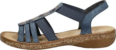 Image de Rieker Sandalen Plat  Sandalen Plat - Blauw - Maat 39