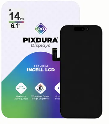Produktbild von Display für iPhone 14 Pro Incell 120Hz LCD Bildschirm Reparatur Set PIXDURA + Rahmenkleber, KI-generiertes Bild