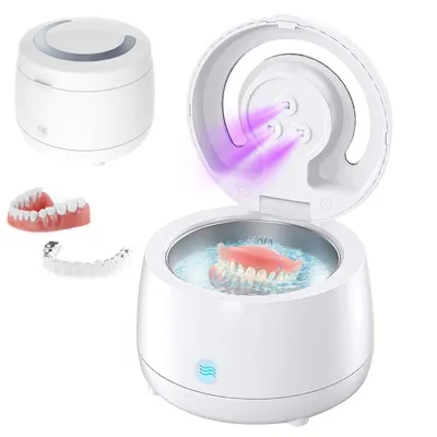 Produktbild von Zilo Pod Dental Ultraschallreiniger 48kHz 220ml – Tragbares Gerät für Retainer, Aligner, Zahnersatz & Schmuck
