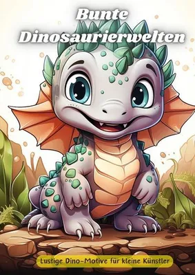 Produktbild von Kinderfreundliches Dinosaurier Ausmalbuch zum spielerischen Lernen
