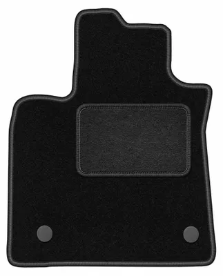 Image de Tapis conducteur en moquette pour Dacia Sandero III 2021- (à hayon) – 1 pièce, noir, sur mesure – Wielganizator LUX