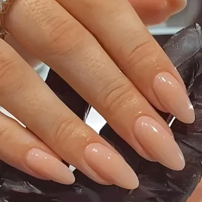 Produktbild von Künstliche Fingernägel zum Aufkleben, Mandel, Nude Rosa, 24 Stück, French Press on Nails