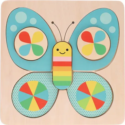 Image de Puzzle papillon en bois