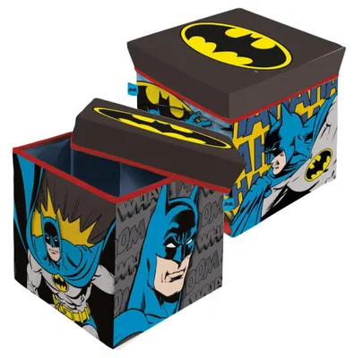 Image de Tabouret de rangement cube- Batman