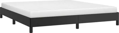 Produktbild von "SALE 2026"Klassische Betten - Schwarz Bettgestell - Doppelbett Schwarz 180x200cm Kunstleder Stabli Möbel1498149
