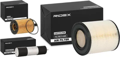 Produktbild von RIDEX Filterset Inspektionspaket Filtersatz für AUDI A6 Avant (4F5, C6) A6 Limousine (4F2, C6)