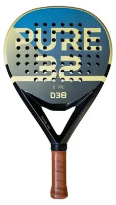 Produktbild von Padel-Schläger für Fortgeschrittene, Carbon mit rauer Oberfläche