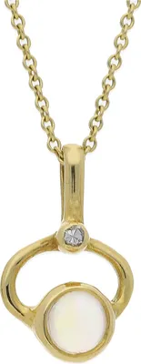 Produktbild von JuwelmaLux Anhänger 750/000 (18 Karat) Gold mit Opal & Diamant JL30-02-1637