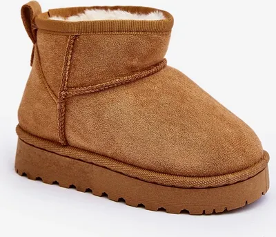 Zdjęcie produktu dla Dziecięce Śniegowce Botki Ocieplane Camel Nallita 27