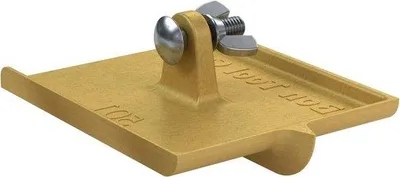 Produktbild von Betonbefestigungsmaschine mit Bronzegussrahmen - 15,2 x 10,1 cm - für den Betonbau