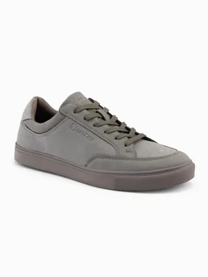 Productafbeelding van Ombre, effen sneakers voor heren, olijfgroen, maat 44