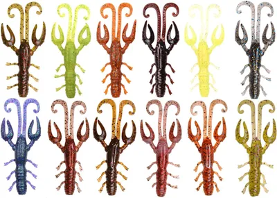 Produktbild von Spro Scent Series 9cm 5g Insta Craw - 5 Gummikrebse, Farbe:Pumpkin Fire