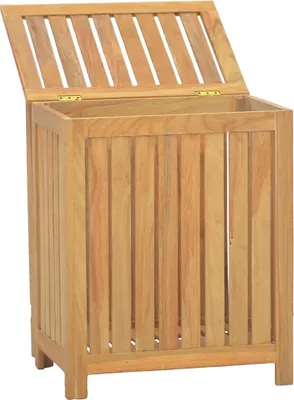 Zdjęcie produktu dla vidaXL Kosz na pranie 50x35x60 cm lite drewno tekowe