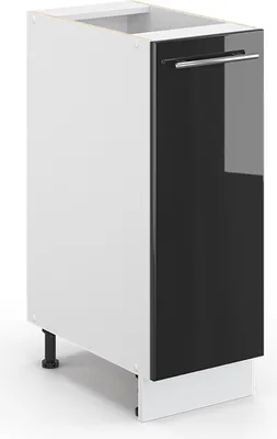 Produktbild von Apothekerschrank Vicco Fame-Line Anthrazit Hochglanz 30 cm ohne Arbeitsplatte, Model 36467