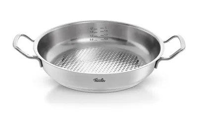 Produktbild von Fissler Servierpfanne Original-Profi Collection 24 cm – Edelstahl, novogrill Bratfläche, Innenskalierung, Induktion