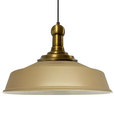 Produktbild von Pendelleuchte Asletl-Knob Hängelampe Ø41 cm Beige Vintage Lampe