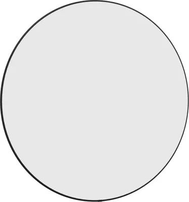 Produktbild von (Design 2026） Wandspiegel Schwarz Ø 60cm Rund - HOMMIE 297212 - Wandspiegel