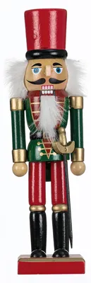 Produktbild von 25cm Holz Nussknacker Mr.Weihnacht