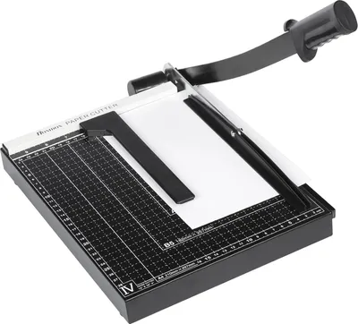 Produktbild von Professioneller Papierschneider - Schneidegerät für Schule und Büro - 1 Stück - Schwarz