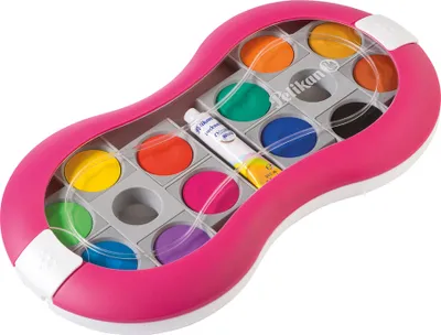 Produktbild von Pelikan Deckfarbkasten Space+ 24 Farben pink