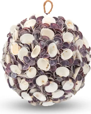 Produktbild von Muschelkugel white & violett Chippi Ø 25cm