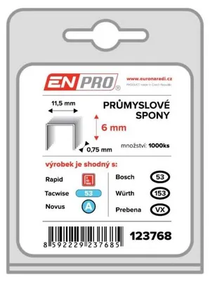 Obrázek produktu pro PROFI sponky, 530/06 mm, 1000 kusů, ENPRO
